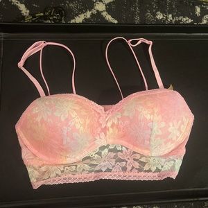 PINK Victoria Secret Lace Bralette Push Up